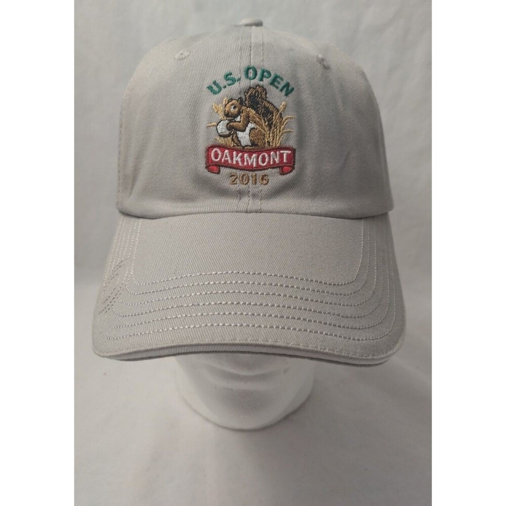 US Open Oakmont 2016 Hat With Ball Marker Adjustable Strapback Golf Cap USGA NEW